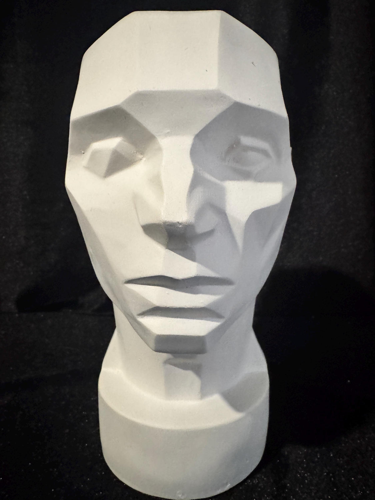 Planes of the Face, Plaster Cast Art Reference, Handmade Sculpture for Artists