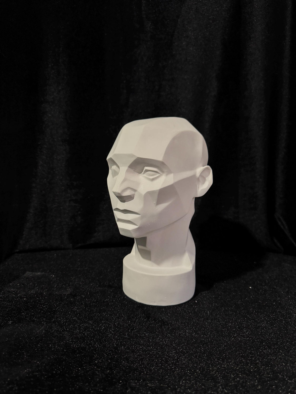 Planes of the Face, Plaster Cast Art Reference, Handmade Sculpture for Artists
