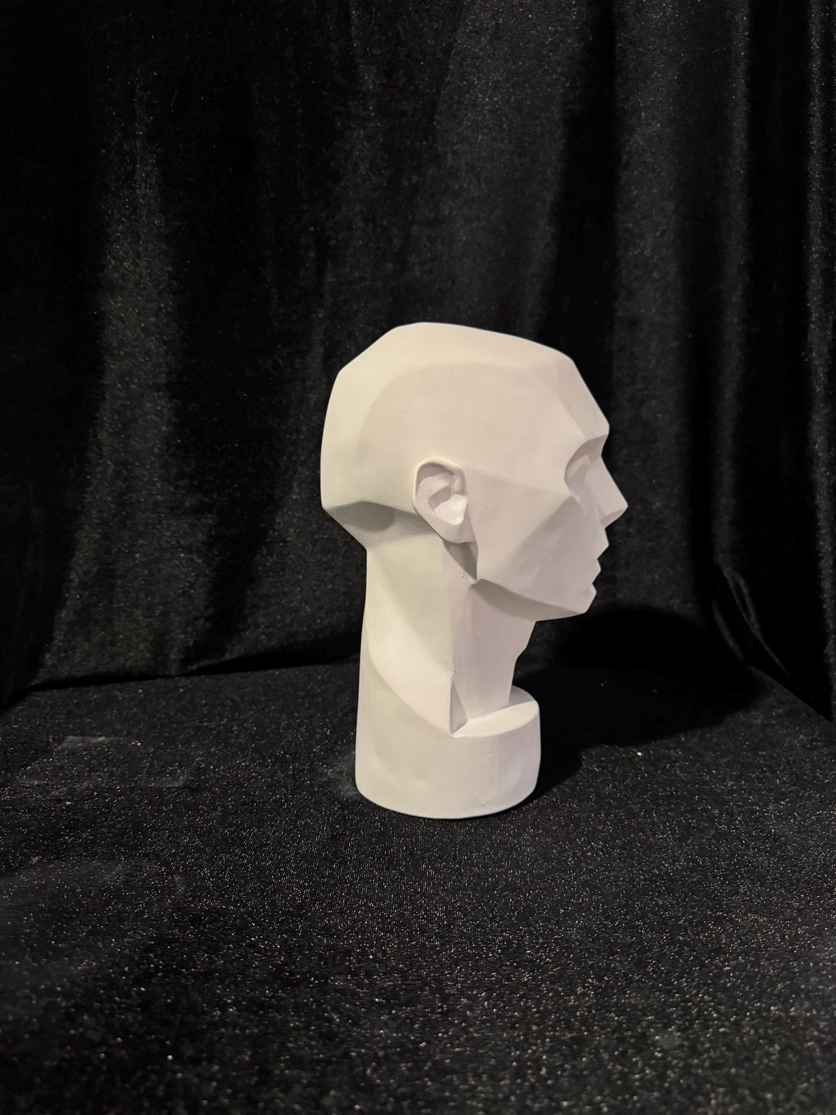 Planes of the Face, Plaster Cast Art Reference, Handmade Sculpture for Artists