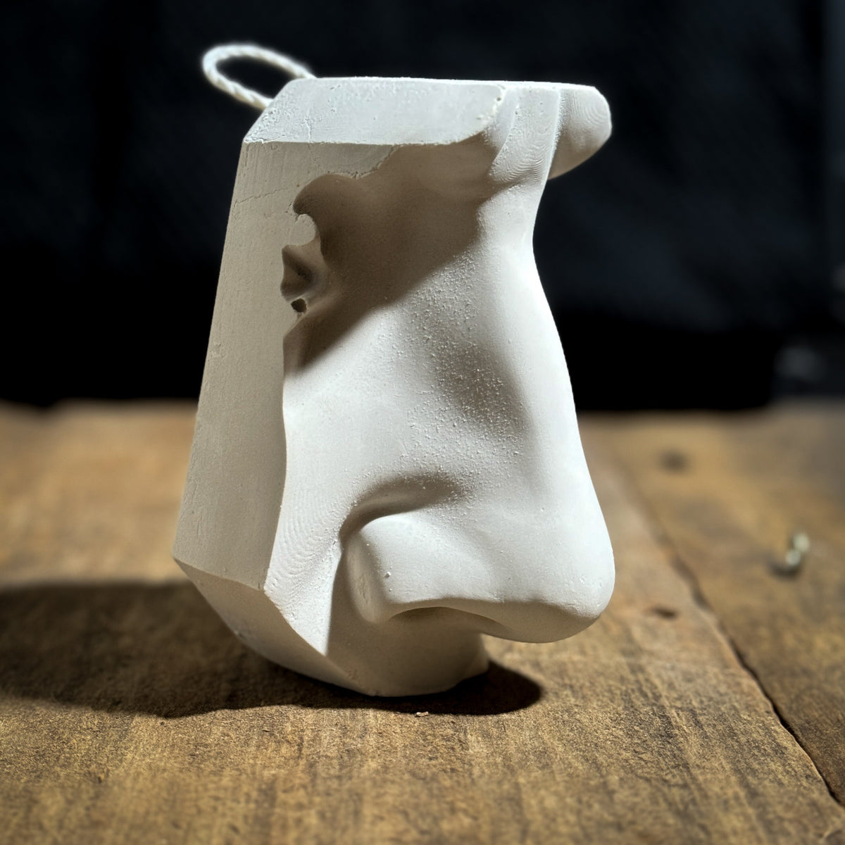 Nose of David, Art Practice Decor, Hand Sculpted Realism, Artist Gift