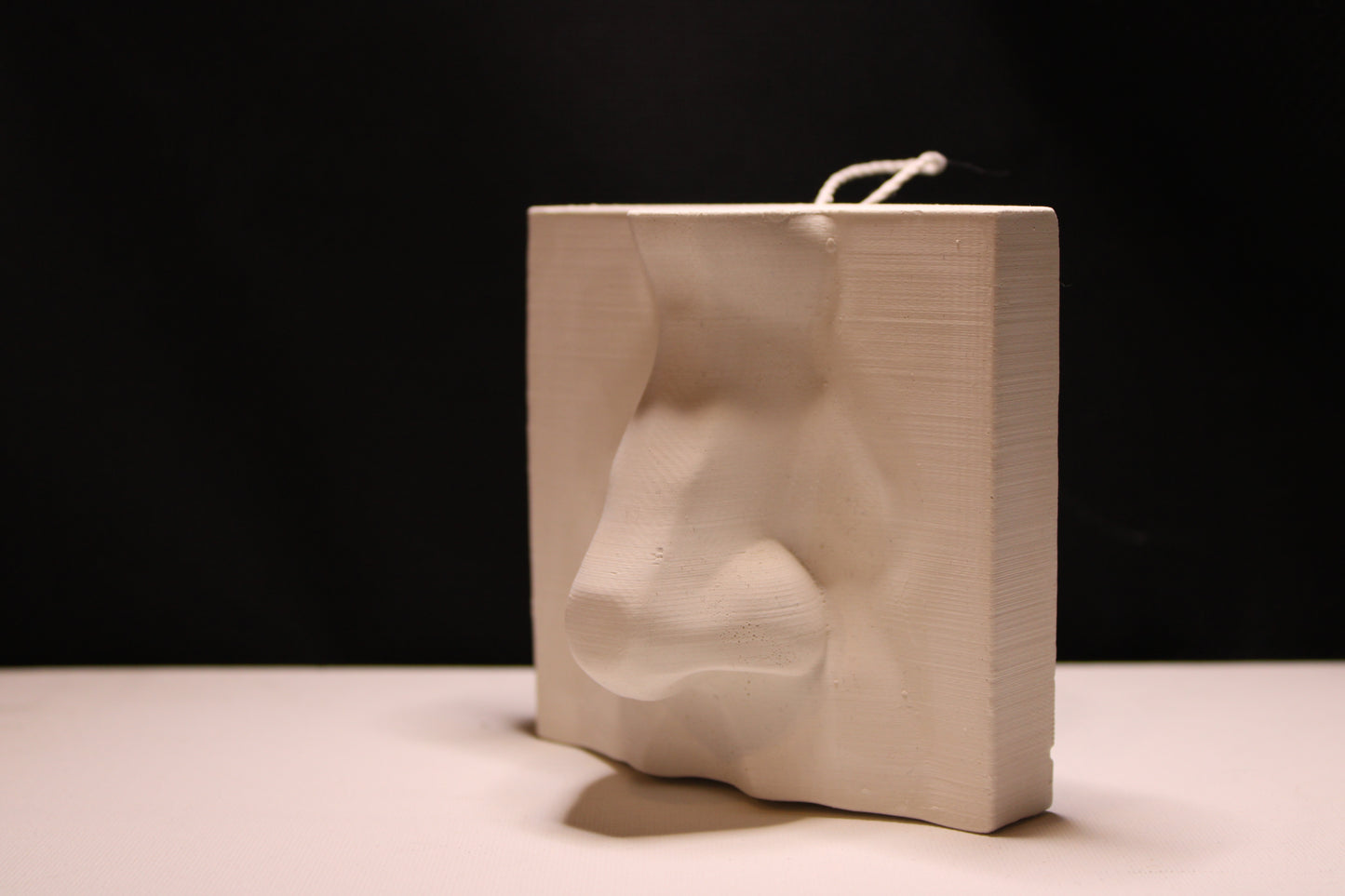Basic Nose Plaster Cast Art Reference, Handmade Sculpture for Artists