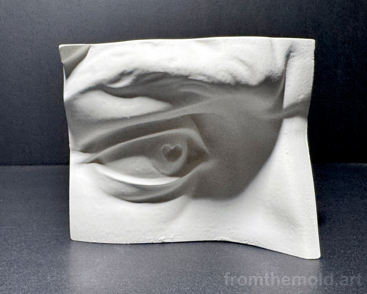 Eye of David Plaster Study Cast – Portrait Drawing, Anatomy & Form Reference