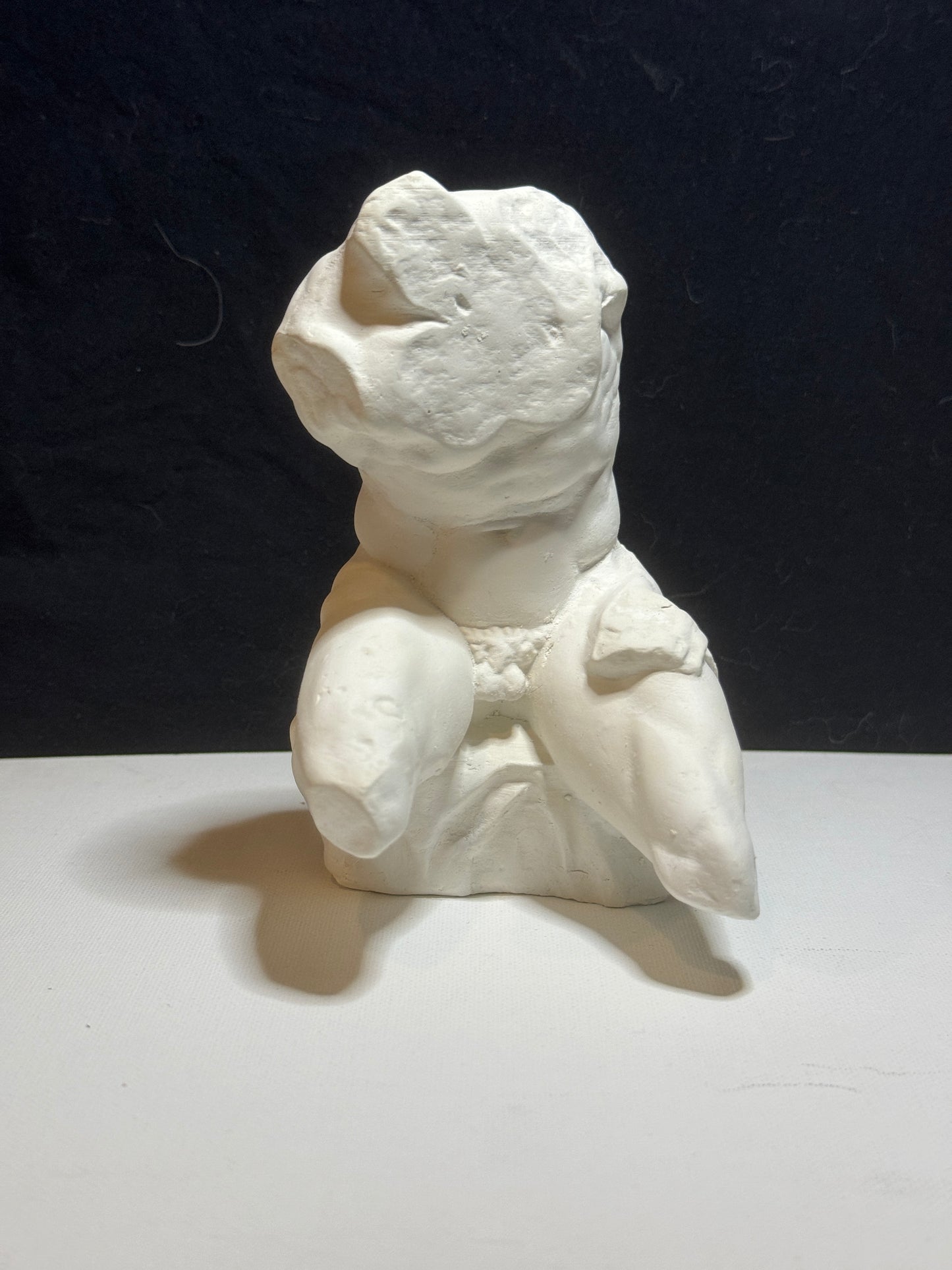 Belvedere Torso Plaster Cast Art Reference, Handmade Sculpture for Artists