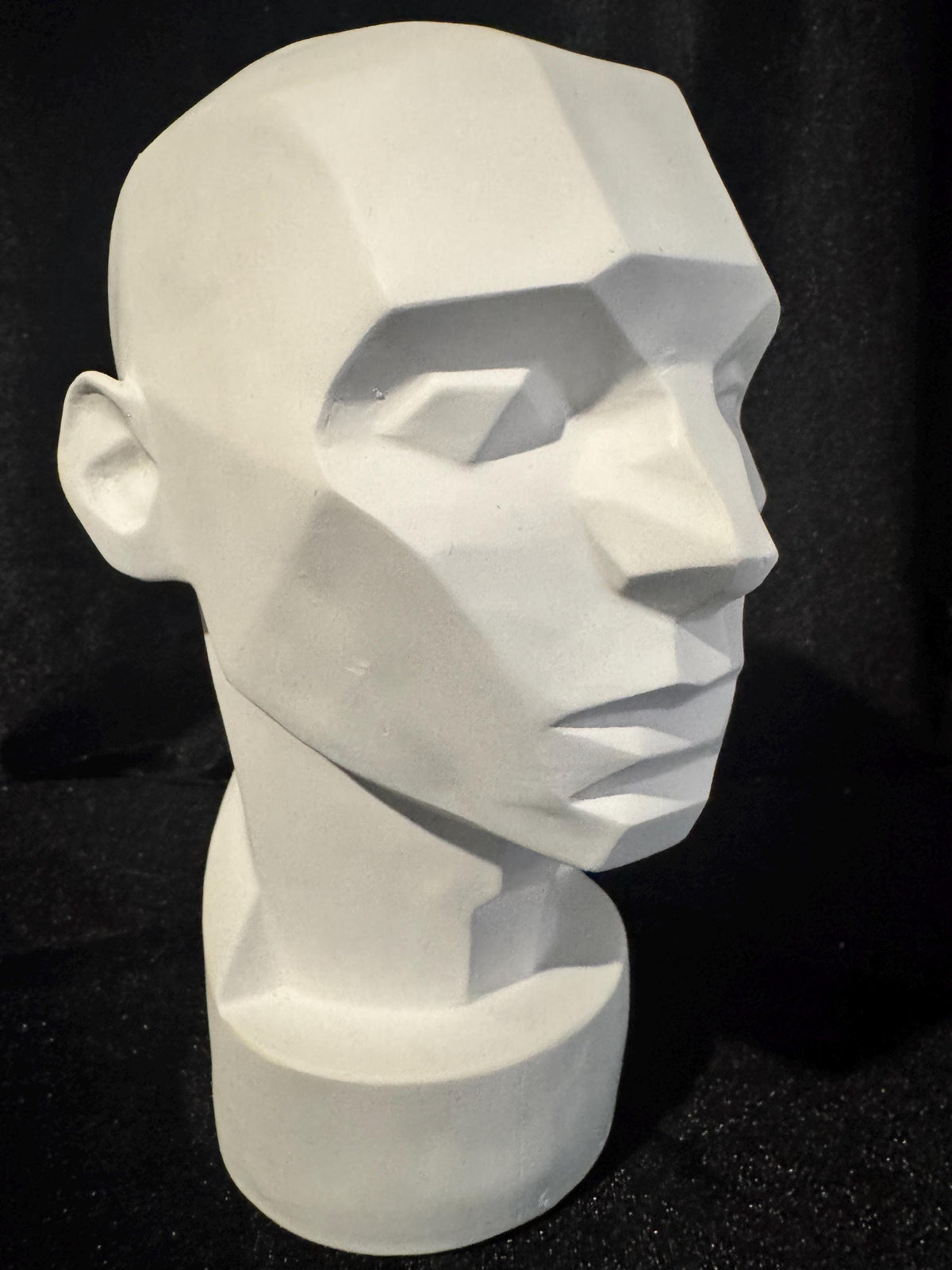 Planes of the Face, Plaster Cast Art Reference, Handmade Sculpture for Artists