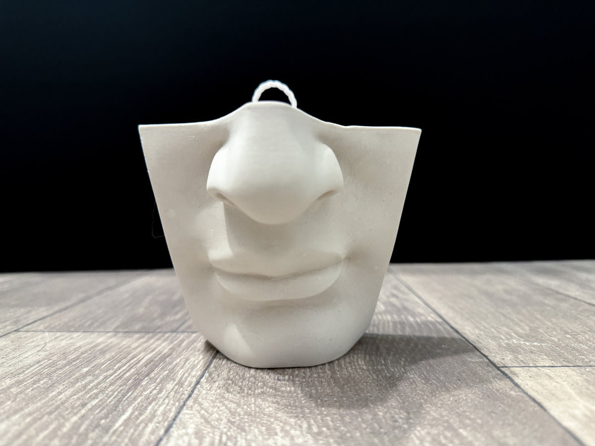 Nose of David, Art Practice Decor, Hand Sculpted Realism, Artist Gift