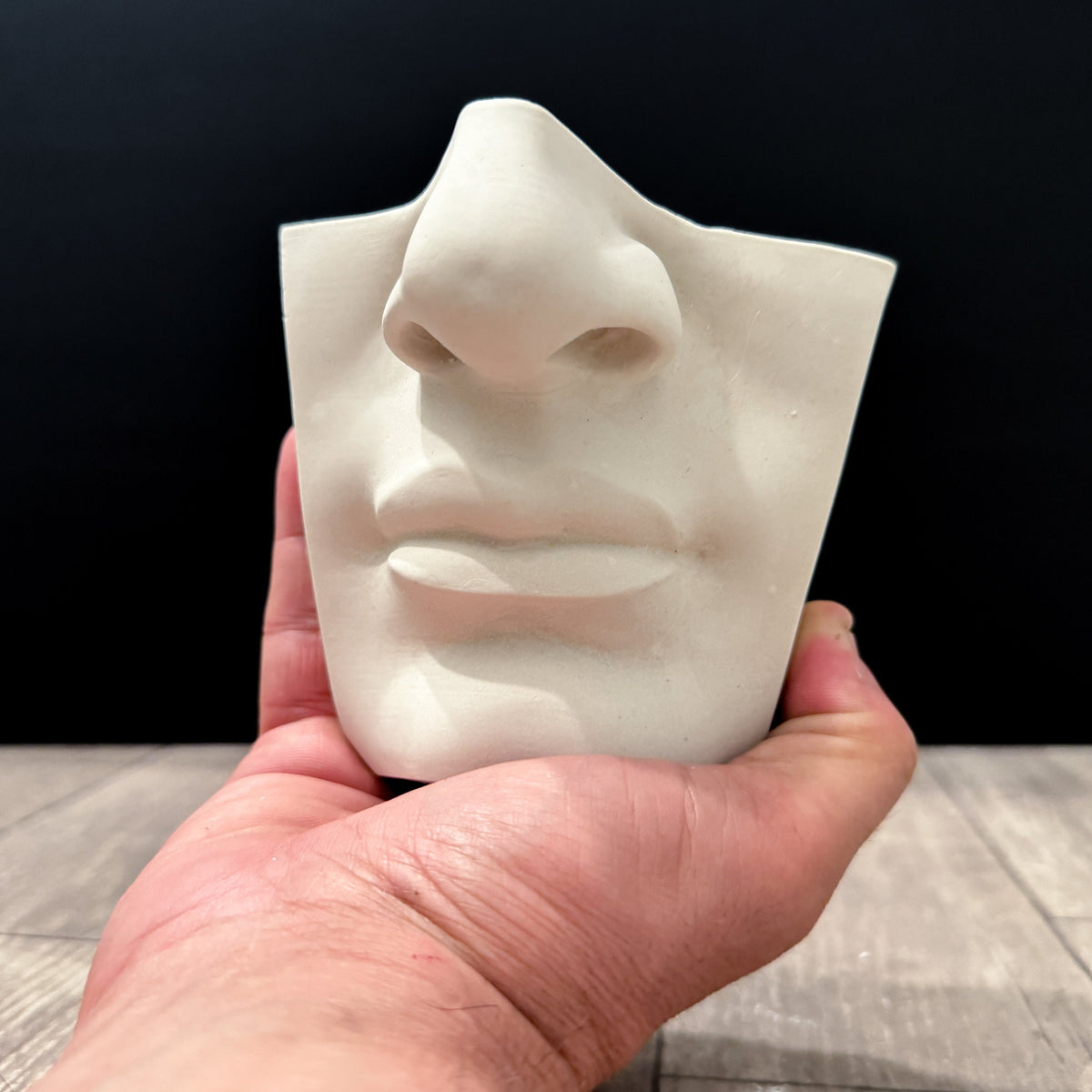 Nose of David, Art Practice Decor, Hand Sculpted Realism, Artist Gift