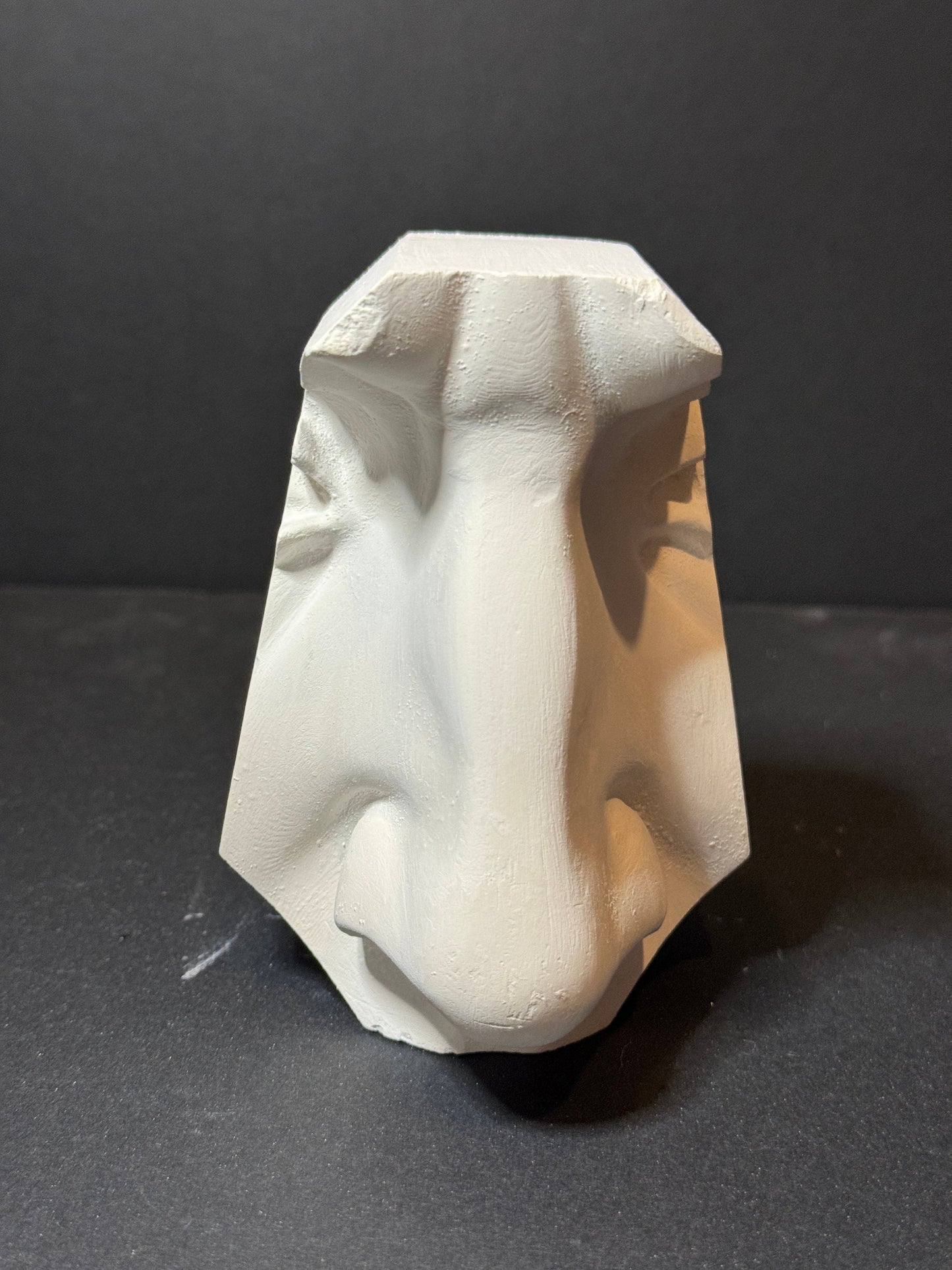 Nose of David Plaster Cast Art Reference, Handmade Sculpture for Artists